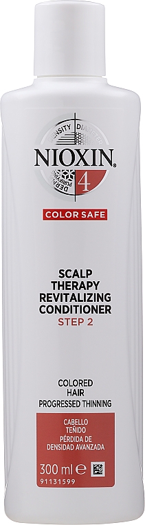 Nawilżająca odżywka do włosów cienkich, farbowanych i widocznie przerzedzonych - Nioxin Thinning Hair System 4 Scalp Revitaliser Conditioner — Zdjęcie N1