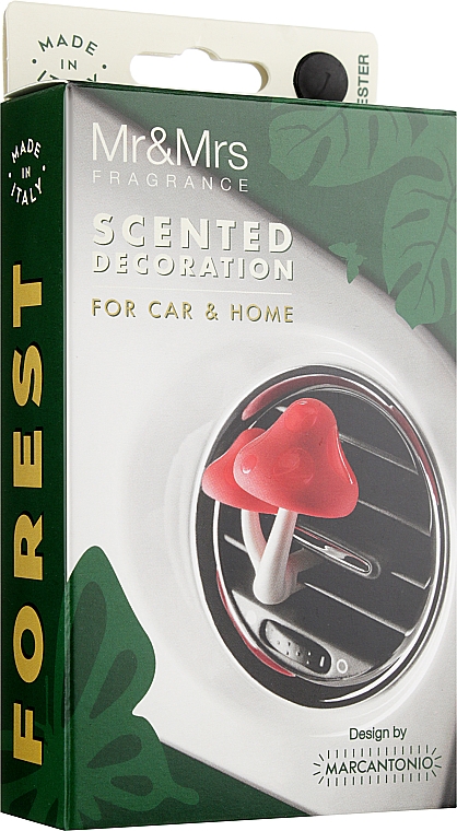Odświeżacz do samochodu o zapachu drzewa sandałowego Red Mushroom - Mr&Mrs Forest Mushroom Sandal