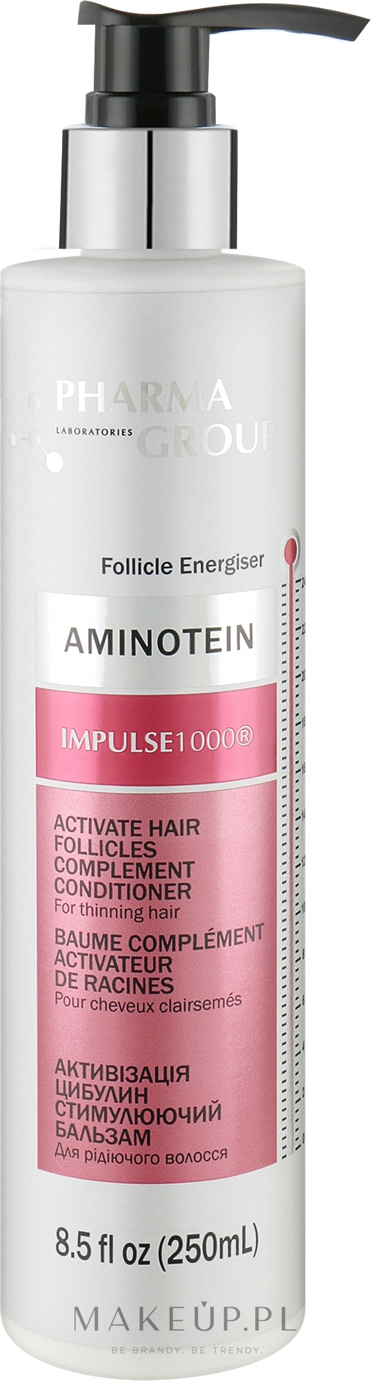 Balsam aktywujący mieszki włosowe - Pharma Group Laboratories Aminotein + Impulse 1000 Conditioner — Zdjęcie 250 ml