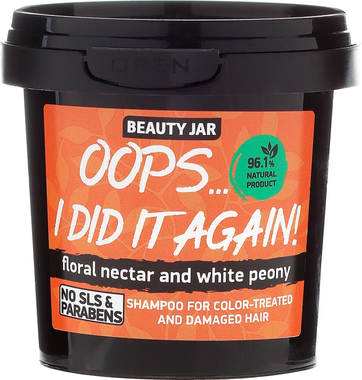 Szampon do włosów farbowanych Oops... I did it again - Beauty Jar Shampoo For Colour-Treated And Damaged Hair 