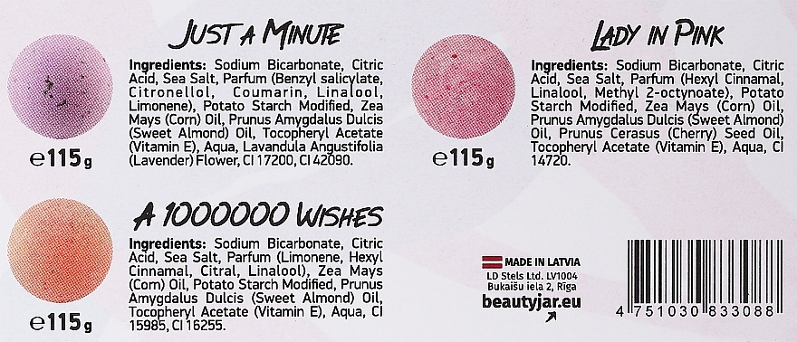 PRZECENA! Zestaw - Beauty Jar (3 x b/bomb 115 g) * — Zdjęcie N3