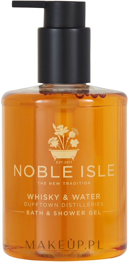 Noble Isle Whisky & Water - Naturalny żel pod prysznic — Zdjęcie 250 ml