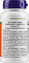 Kapsułki wzmacniające odporność Czarny bez, 500 mg - Now Foods Elderberry — Zdjęcie N2