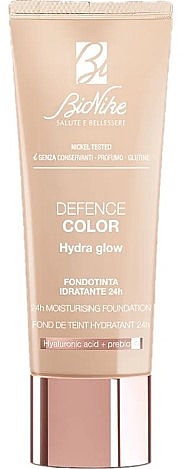 Nawilżający podkład do twarzy - BioNike Defense Color Hydra Glow 24PH Moisturising Foundation — Zdjęcie N1