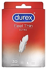 Ultracienkie prezerwatywy, 30 szt. - Durex Feel Ultra Thin — Zdjęcie N1