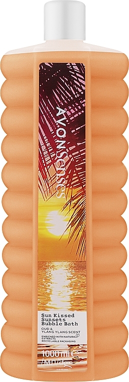 Pianka do kąpieli - Avon Senses Sun Kissed Sunsets Bubble Bath — Zdjęcie N2