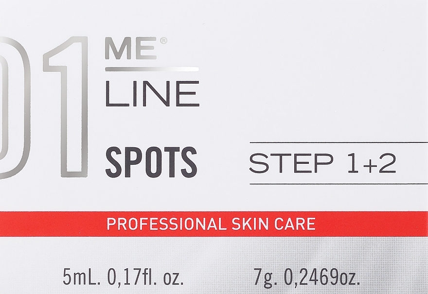 Zestaw - Me Line 01 Spots (peeling/5ml + mask/7g) — Zdjęcie N3