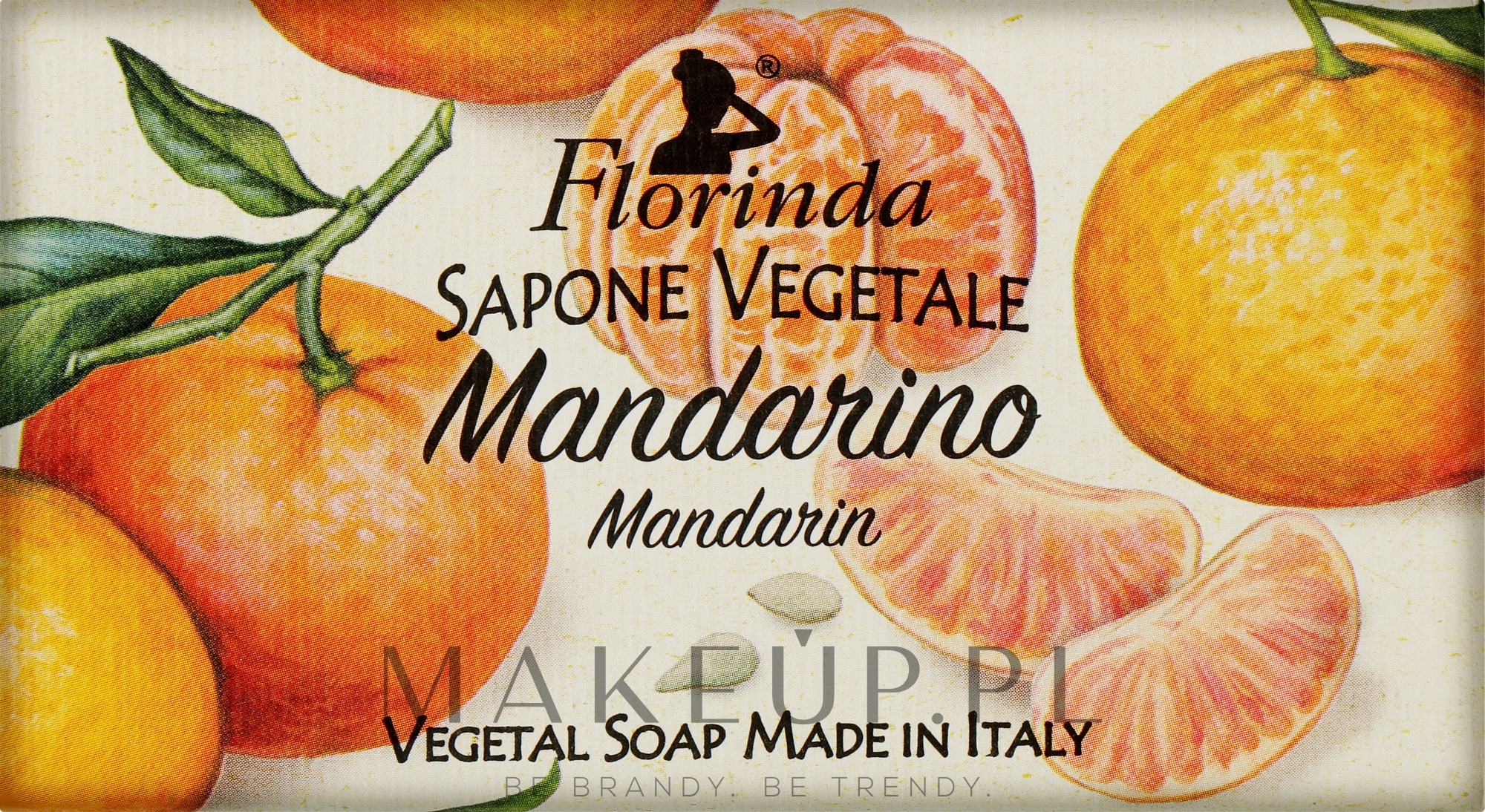 Mydło naturalne w kostce Mandarynka - Florinda Mandarin Natural Soap — Zdjęcie 100 g