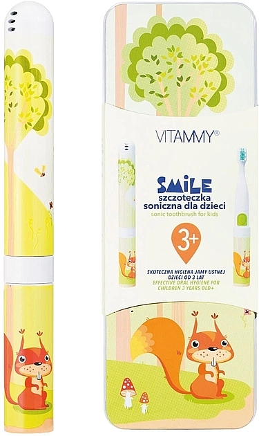 Elektryczna szczoteczka do zębów Smile Squirrel - Vitammy — Zdjęcie N1