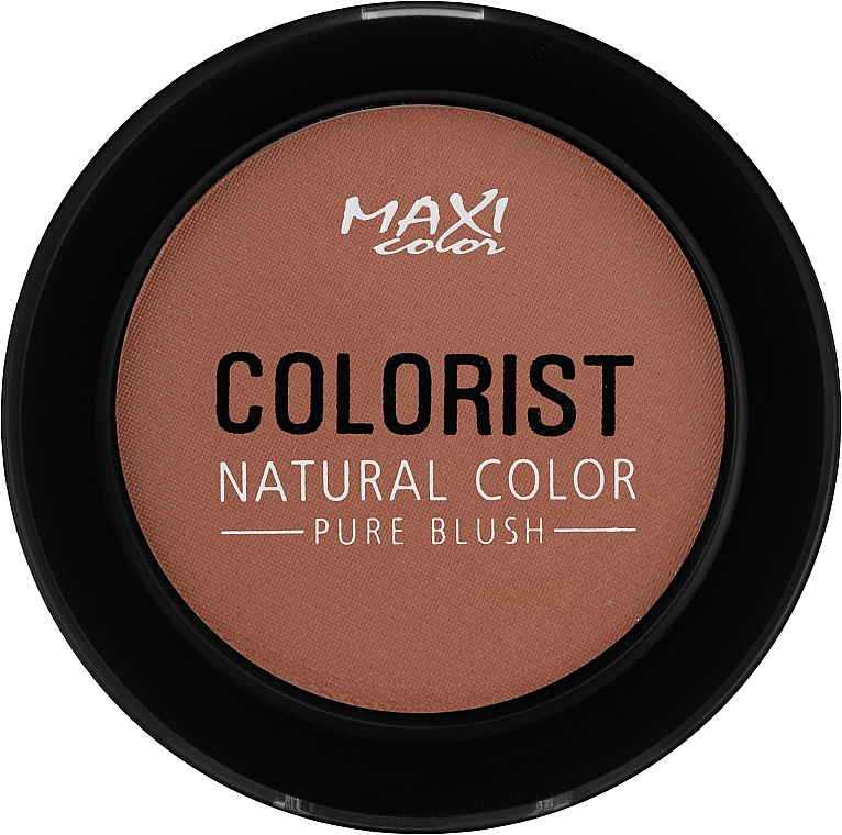 Róż do policzków - Maxi Color Colorist Natural Color Pure Blush — Zdjęcie N1