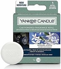 Dyfuzor zapachowy do samochodu - Yankee Candle Car Fragrance Refill Midnight Jasmine (wymienny wkład) — Zdjęcie N1