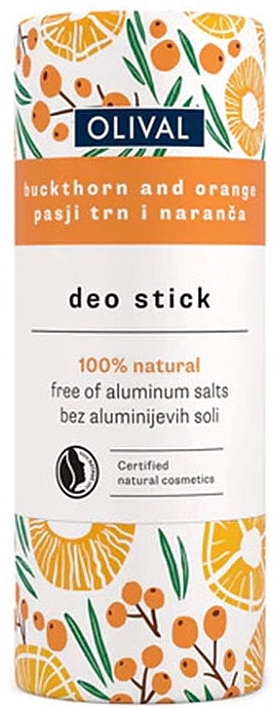 Naturalny dezodorant Rokitnik i pomarańcza - Olival Deo Stick — Zdjęcie N1