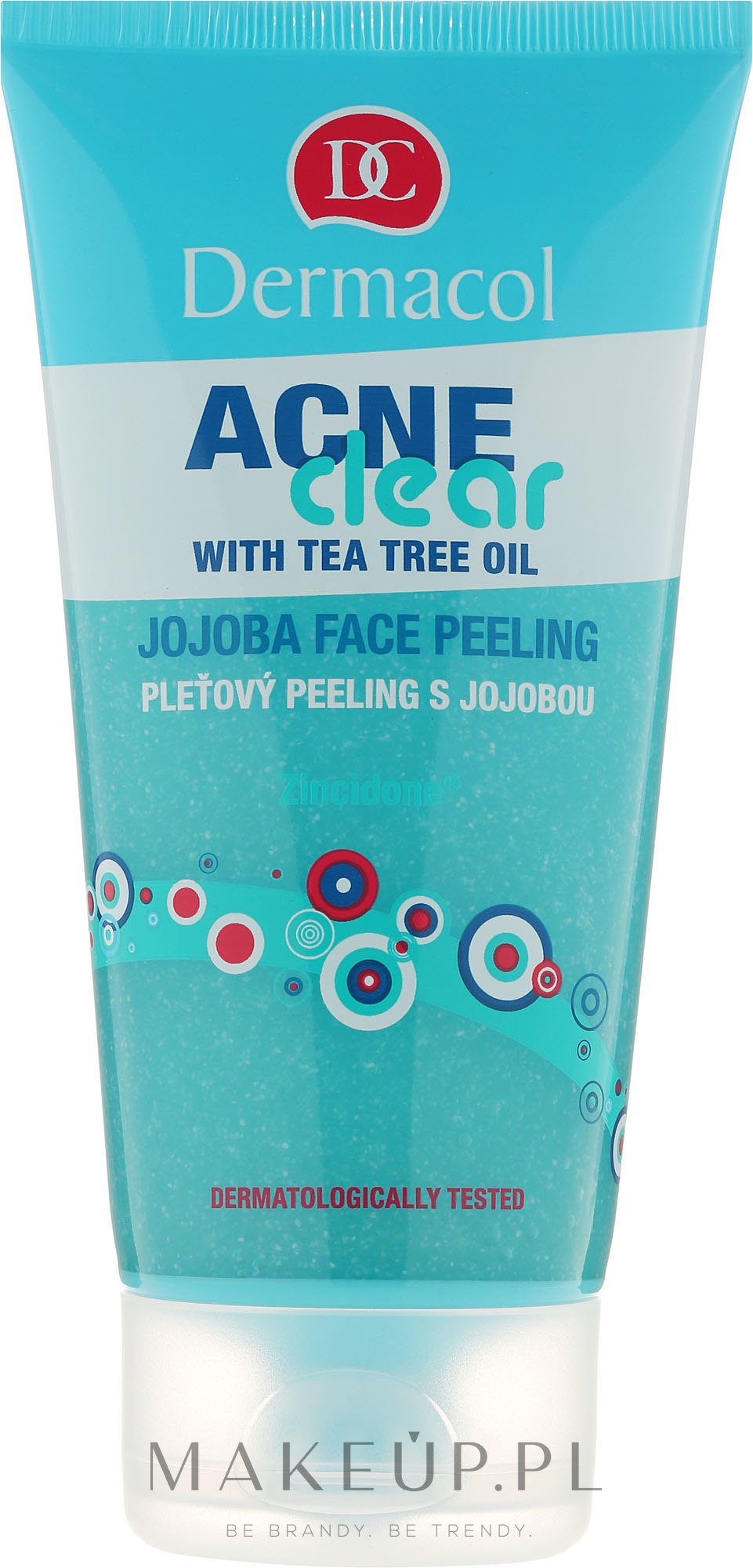 Peeling do twarzy z jojoba i olejkiem z drzewa herbacianego - Dermacol Acne Clear Jojoba Face Peeling — Zdjęcie 150 ml