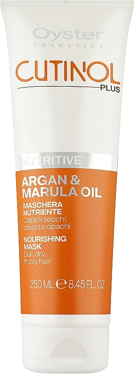 Maska do włosów suchych - Oyster Cutinol Plus Argan & Marula Oil Nourishing Hair Mask — Zdjęcie N1