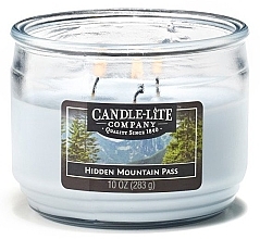 Kup Świeca zapachowa w słoiku z trzema knotami - Candle-Lite Company Hidden Mountain Pass Candle With Three Wicks