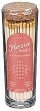 Kup Bezpieczne zapałki do świec w szklanym słoju, żółta końcówka - Paddywax Fireside Gold Safety Matches