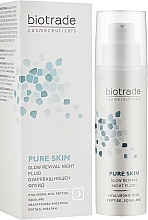 Fluid odmładzający na noc z kwasem hialuronowym i peptydami - Biotrade Pure Skin Glow Revival Night Fluid — Zdjęcie N4