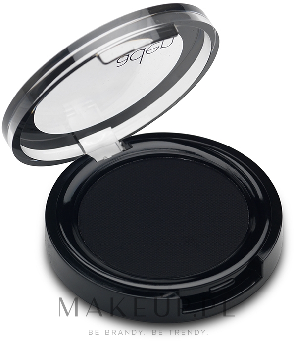 Matowy cień do powiek - Aden Cosmetics Matte Eyeshadow Powder — Zdjęcie 01 - Black