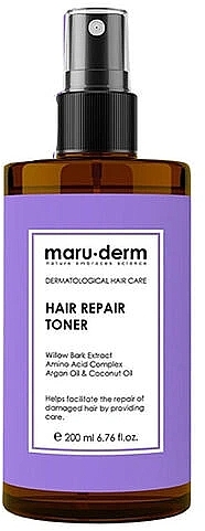 Tonik do odbudowy włosów - Maruderm Cosmetics Hair Repair Toner — Zdjęcie N1
