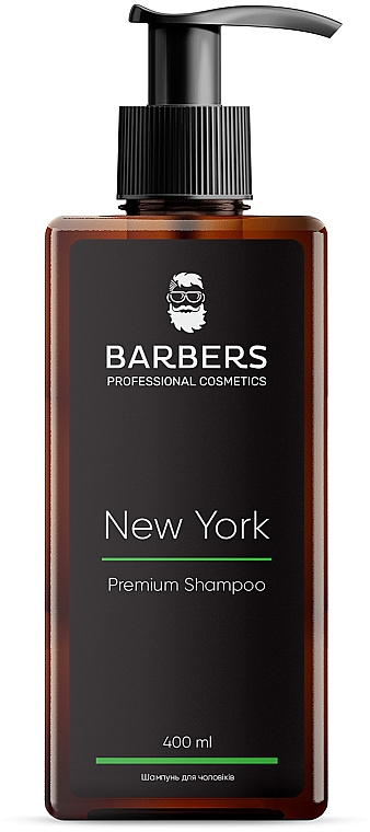 Szampon dla mężczyzn tonizujący - Barbers New York Premium Shampoo — Zdjęcie N1