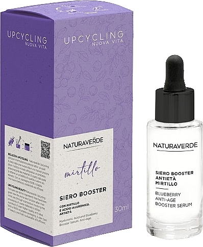 Serum przeciwstarzeniowe do twarzy - Naturaverde Bluberry Anti-Age Booster Serum — Zdjęcie N1