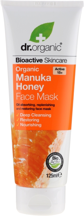 Maska do twarzy Miód manuka - Dr Organic Bioactive Skincare Organic Manuka Honey Face Mask