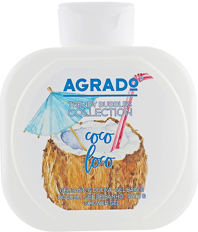 Żel pod prysznic Coco-loko - Agrado Trendy Bubbles Collection Coco-Loco Shower Gel — Zdjęcie N1
