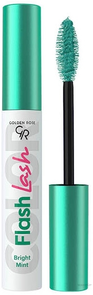 Tusz do rzęs - Goldenn Rose Flash Lash Colored Mascara — Zdjęcie 01 - Bright Mint