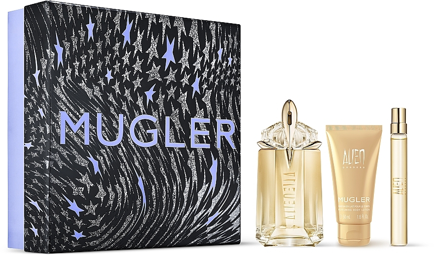 Mugler Alien Goddess - Zestaw (edp 60 ml + edp 10 ml + b/lot 50 ml) — Zdjęcie N1