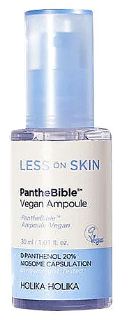 Ampułka do skóry wrażliwej - Holika Holika Less On Skin PantheBible Vegan Ampoule — Zdjęcie N1