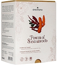 Zestaw - Orientana Power Of Sandalwood (f/cr/50g + f/oil/50ml) — Zdjęcie N2