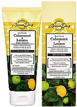 Pianka do mycia twarzy z ekstraktem z kalamondin i cytryny - Grace Day Real Fresh Calamansi Lemon Foam Cleanser — Zdjęcie N3