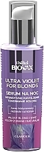 Kup Biovax Ultra Violet Intensywnie nawilżające - serum tonujące na noc do włosów blond i siwych 