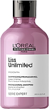 Szampon wygładzający do włosów nieposłusznych - L'Oreal Professionnel Liss Unlimited Prokeratin Shampoo — Zdjęcie N1