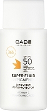 Fluid przeciwsłoneczny SPF 50 - Babe Laboratorios Sun Protection Super Fluid Depigment+ SPF50 — Zdjęcie N1