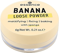 Puder do twarzy bananowy - Essence Banana Loose Powder — Zdjęcie N1