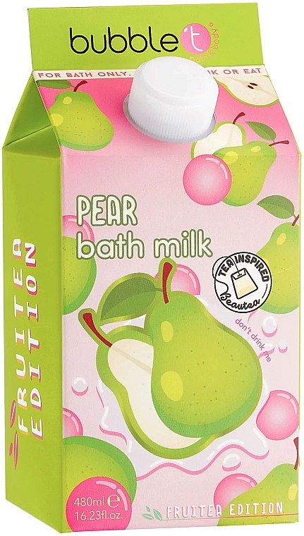 Mleczko-pianka do kąpieli Gruszka - Bubble T Pear Bath Milk — Zdjęcie N1