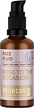 Fluid do twarzy Dzika róża - Benecos Bio Organic Wild Rose Face Fluid — Zdjęcie N1