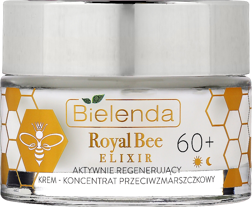 Aktywnie regenerujący krem-koncentrat przeciwzmarszczkowy - Bielenda Royal Bee Elixir Face Care — Zdjęcie N2