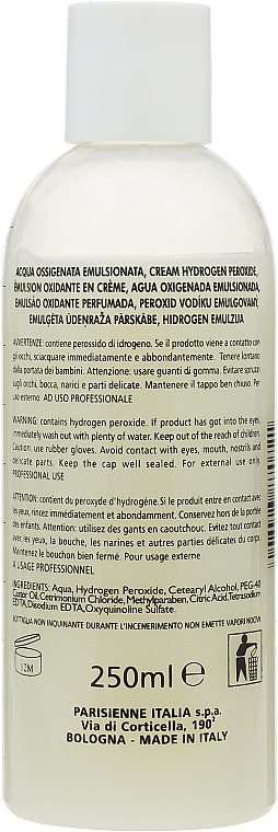 Utleniacz w kremie 10 Vol. 3% - Black Professional Line Cream Hydrogen Peroxide — Zdjęcie N2