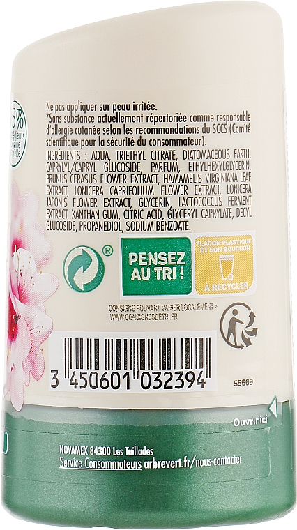 Dezodorant z wyciągiem z kwiatu wiśni i oczaru wirginijskiego - L'Arbre Vert Deodorant — Zdjęcie N2