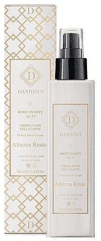 Krem do rąk - Danhera Altezza Reale Velvet Hand Cream — Zdjęcie N1