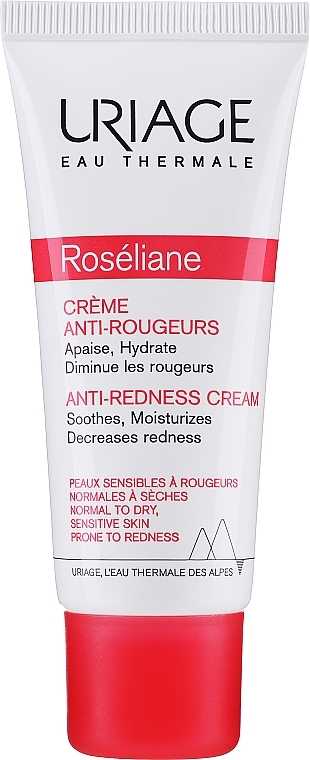 Kojący krem do cery naczynkowej i skłonnej do zaczerwienień - Uriage Sensitive Skin Roséliane Anti-Redness Cream — Zdjęcie N1