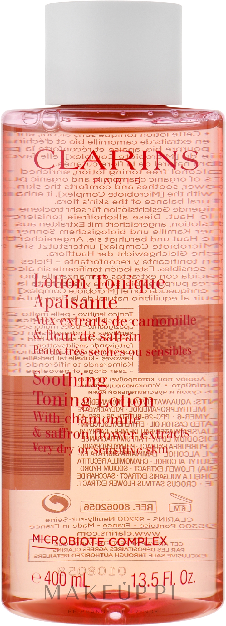 Kojąco-tonizujący balsam do twarzy - Clarins Soothing Toning Lotion — Zdjęcie 400 ml