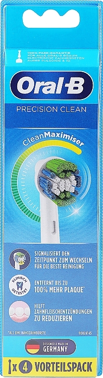 Wymienne końcówki do elektrycznej szczoteczki do zębów, 4 szt. - Oral-B Precision Clean Clean Maximizer — Zdjęcie N1
