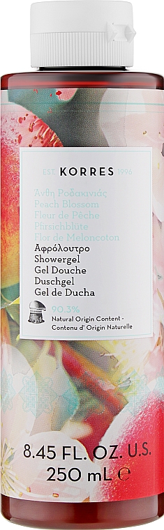 Żel pod prysznic Oliwka i kwiat brzoskwini - Korres Olive & Peach Blossom Shower Gel