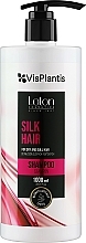 Szampon do włosów suchych i matowych z ekstraktem jedwabnym - Vis Plantis Loton Silk Hair Shampoo — Zdjęcie N2