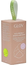 Sportowy turban-ręcznik do włosów, limonkowy - Glov Eco-Friendly Sports Hair Wrap Lime — Zdjęcie N3
