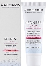 PREZENT! Krem-koncentrat do skóry z trądzikiem różowatym - Dermedic Redness Calm Concentrate Cream For Chronic Redness — Zdjęcie N1