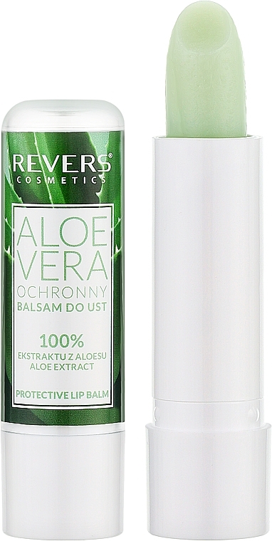 Balsam do ust z wyciągiem z aloesu - Revers Cosmetics Aloe Vera Protective Lip Balm — Zdjęcie N1